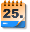 JULI 25.